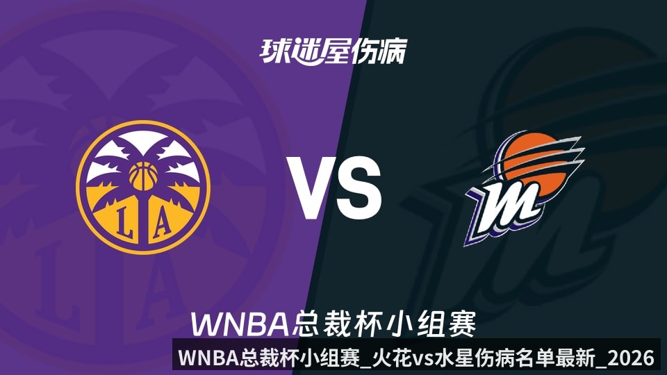 WNBA总裁杯小组赛_火花vs水星伤病名单最新_2026年06月14日_